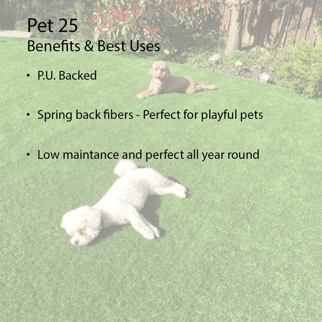 Pet 25mm - £13 per sqm