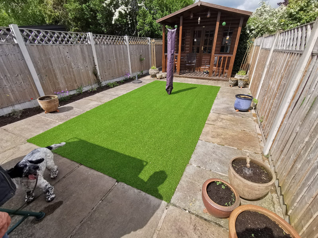 Installing artificial grass will help keep floors clean