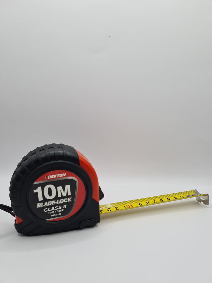 Dekton 10m Hard Case Tape Measure