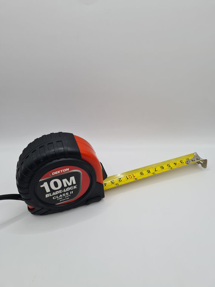 Dekton 10m Hard Case Tape Measure