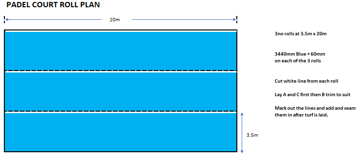 Premium Artificial Padel Court Grass