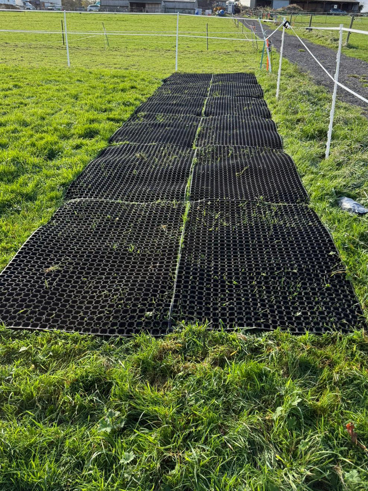 Heavy Duty Rubber Grass Mats 1m x 1.5m