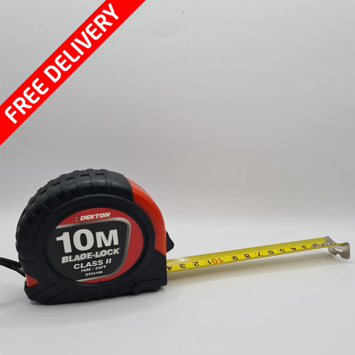 Dekton 10m Hard Case Tape Measure