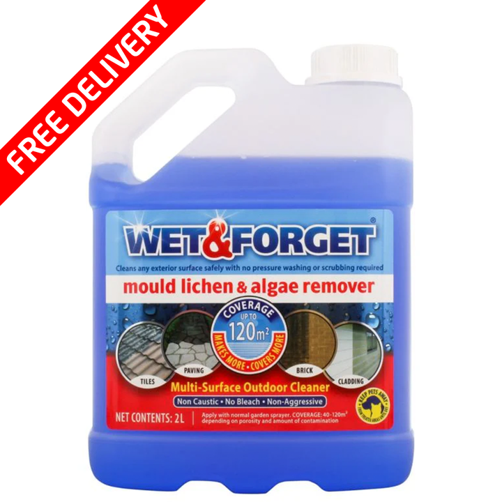 Wet & Forget Mould, Lichen & Algae Remover 2L