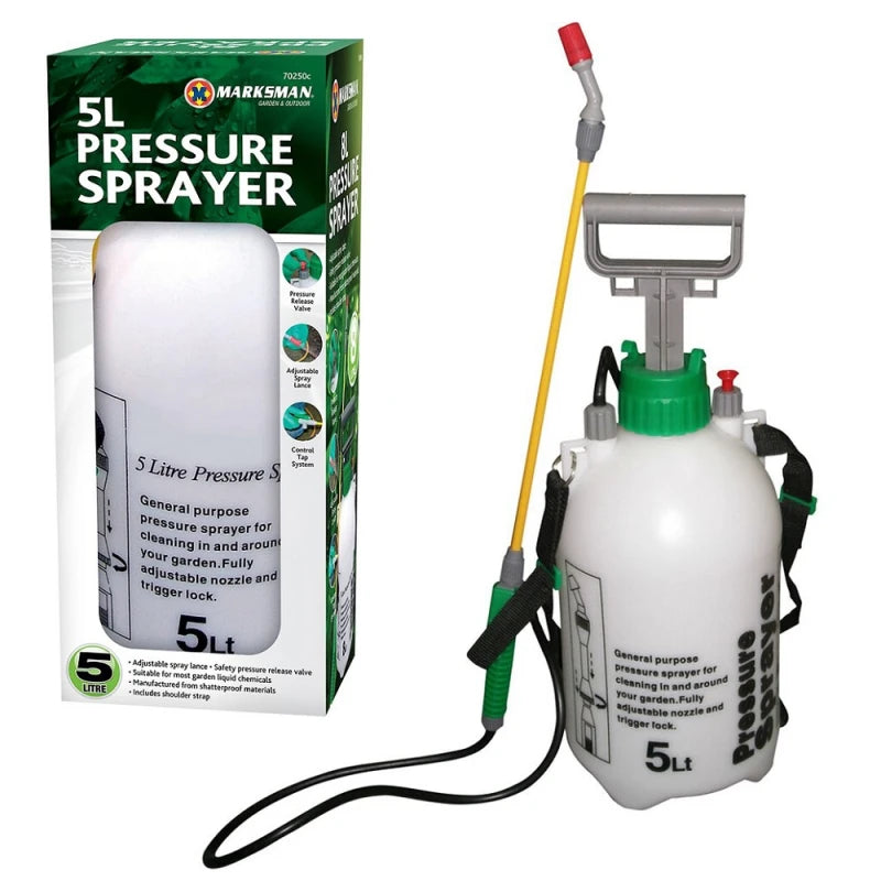 5 Litre Garden Hand Pressure Sprayer